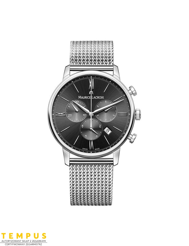 Zegarek klasyczny, elegancki męski Maurice Lacroix Eliros Chronograph EL1098-SS002-310-1 - Zegarki MAURICE LACROIX Zegarek klasyczny, elegancki męski Maurice Lacroix Eliros Chronograph EL1098-SS002-310-1 - Zegarki MAURICE LACROIX