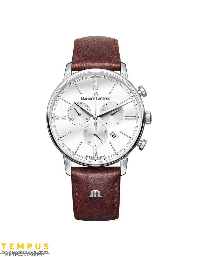 Zegarek klasyczny, elegancki męski Maurice Lacroix Eliros Chronograph EL1098-SS001-112-1 - Zegarki MAURICE LACROIX