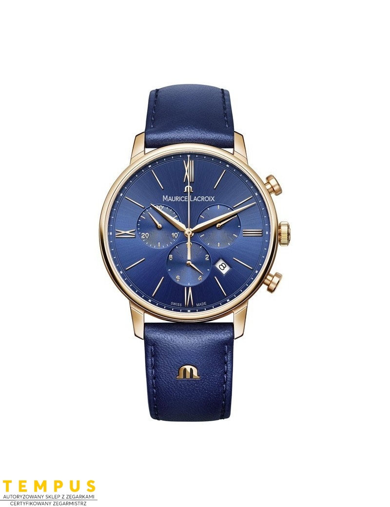 Zegarek klasyczny, elegancki męski Maurice Lacroix Eliros Chronograph EL1098-PVP01-411-1 - Zegarki MAURICE LACROIX Zegarek klasyczny, elegancki męski Maurice Lacroix Eliros Chronograph EL1098-PVP01-411-1 - Zegarki MAURICE LACROIX