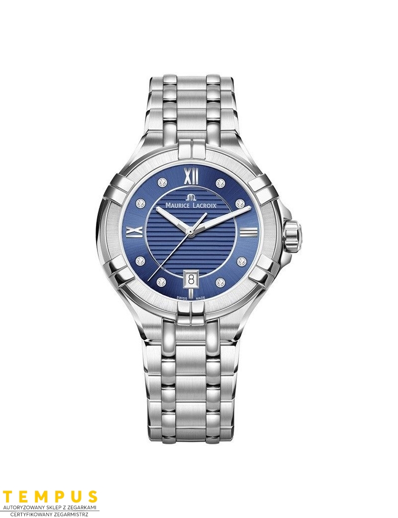 Zegarek casual damski Maurice Lacroix Aikon Date AI1006-SS002-450-1 - Zegarki MAURICE LACROIX