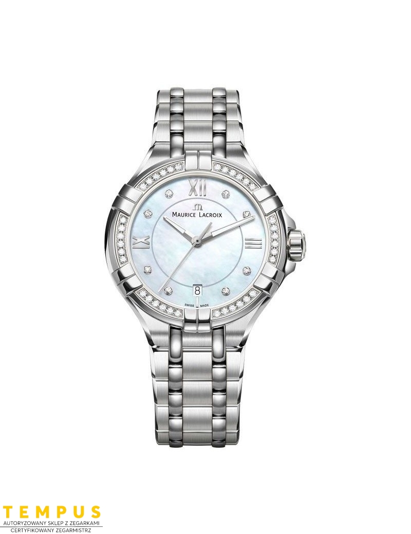 Zegarek casual damski Maurice Lacroix Aikon Date AI1006-SD502-170-1 - Zegarki MAURICE LACROIX Zegarek casual damski Maurice Lacroix Aikon Date AI1006-SD502-170-1 - Zegarki MAURICE LACROIX