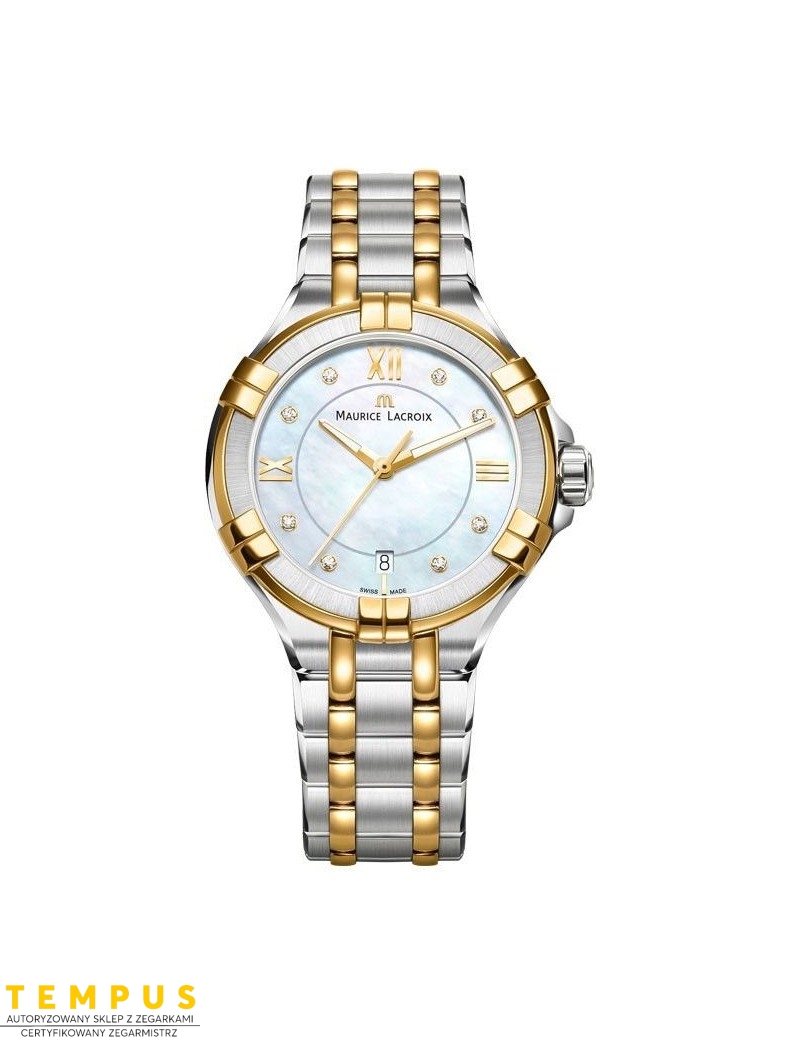 Zegarek casual damski Maurice Lacroix Aikon Date AI1006-PVY13-171-1 - Zegarki MAURICE LACROIX Zegarek casual damski Maurice Lacroix Aikon Date AI1006-PVY13-171-1 - Zegarki MAURICE LACROIX