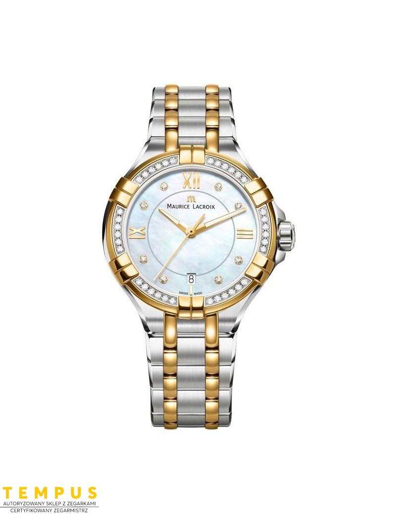 Zegarek casual damski Maurice Lacroix Aikon Date AI1006-DY503-171-1 - Zegarki MAURICE LACROIX Zegarek casual damski Maurice Lacroix Aikon Date AI1006-DY503-171-1 - Zegarki MAURICE LACROIX