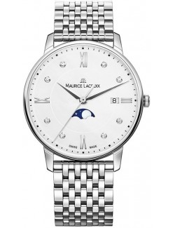 Zegarek klasyczny damski Maurice Lacroix Eliros Moonphase EL1096-SS002-150-1 - Zegarki MAURICE LACROIX
