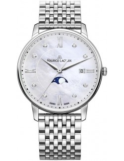 Zegarek klasyczny damski Maurice Lacroix Eliros Moonphase EL1096-SS002-170-1 - Zegarki MAURICE LACROIX