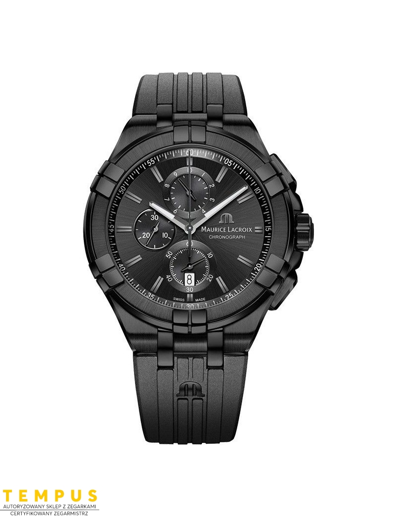 Zegarek casual męski Maurice Lacroix Aikon Chronograph AI1018-PVB01-333-1 - Zegarki MAURICE LACROIX Zegarek casual męski Maurice Lacroix Aikon Chronograph AI1018-PVB01-333-1 - Zegarki MAURICE LACROIX