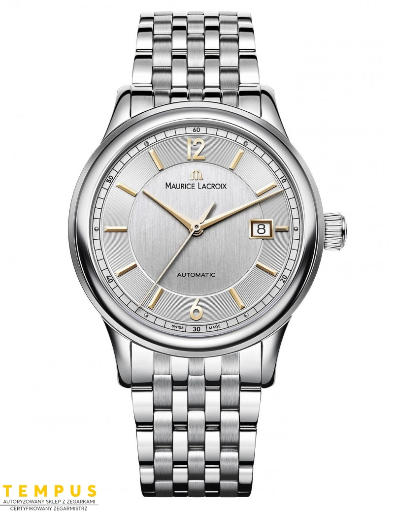 Zegarek męski Maurice Lacroix Les Classiques Date LC6098-SS002-121-1 - Zegarki MAURICE LACROIX Zegarek męski Maurice Lacroix Les Classiques Date LC6098-SS002-121-1 - Zegarki MAURICE LACROIX