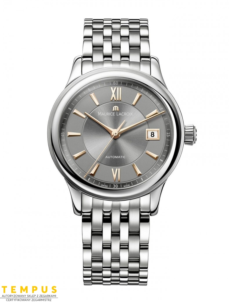Zegarek męski Maurice Lacroix Les Classiques Date LC6027-SS002-310-1 - Zegarki MAURICE LACROIX Zegarek męski Maurice Lacroix Les Classiques Date LC6027-SS002-310-1 - Zegarki MAURICE LACROIX