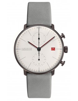 Junghans Max Bill Chronoscope 100 Jahre Bauhaus 027/4902.02 - Zegarki JUNGHANS