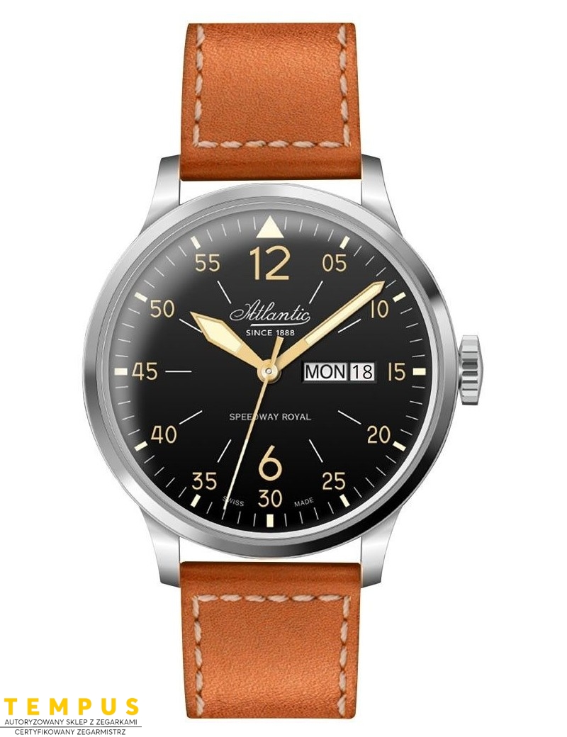 Atlantic Speedway Royal Day-Date 68351.41.65R - Zegarki ATLANTIC