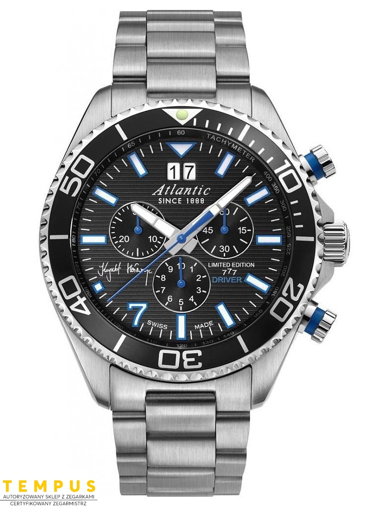 Atlantic Worldmaster DRIVER 777 Krzysztof Hołowczyc Limited Edition 55475.47.65BP - Zegarki ATLANTIC Atlantic Worldmaster DRIVER 777 Krzysztof Hołowczyc Limited Edition 55475.47.65BP - Zegarki ATLANTIC