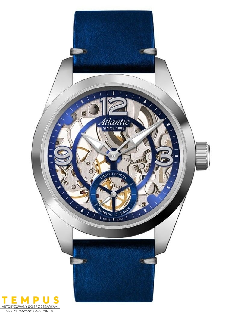 Atlantic Skeleton Mechanical Limited Edition 70950.41.59S - Zegarki ATLANTIC Atlantic Skeleton Mechanical Limited Edition 70950.41.59S - Zegarki ATLANTIC
