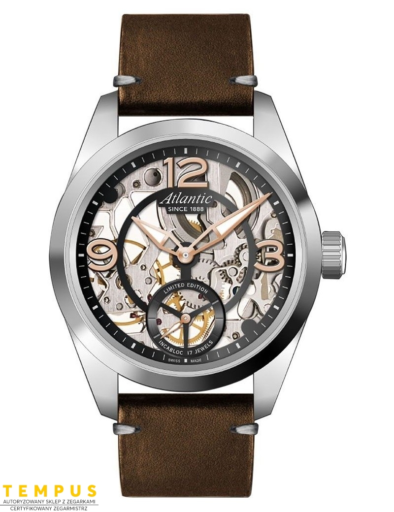Atlantic Skeleton Mechanical Limited Edition 70950.41.69R - Zegarki ATLANTIC