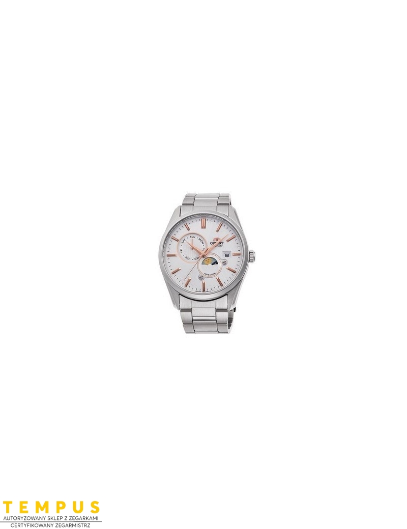 Zegarek klasyczny męski Orient Classic Sun & Moon Automatic RA-AK0301S10B - Zegarki ORIENT Zegarek klasyczny męski Orient Classic Sun & Moon Automatic RA-AK0301S10B - Zegarki ORIENT