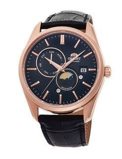 Zegarek klasyczny męski Orient Classic Sun & Moon Automatic RA-AK0304B10B - Zegarki ORIENT