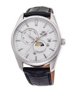 Zegarek klasyczny męski Orient Classic Sun & Moon Automatic RA-AK0305S10B - Zegarki ORIENT