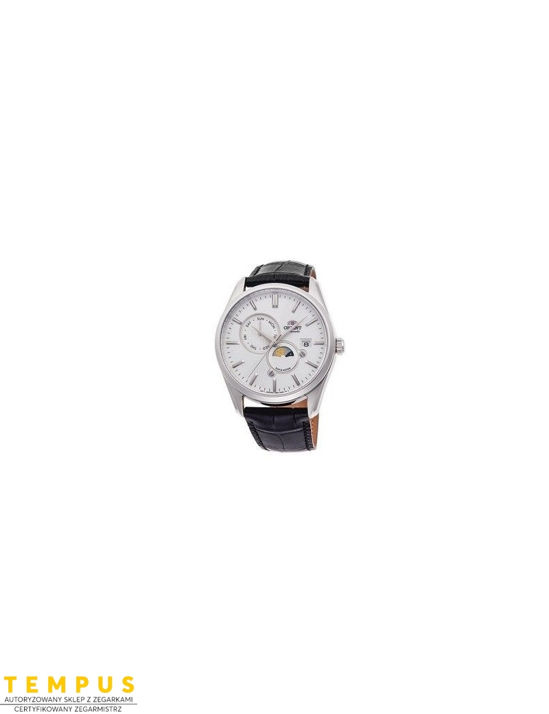 Zegarek klasyczny męski Orient Classic Sun & Moon Automatic RA-AK0305S10B - Zegarki ORIENT