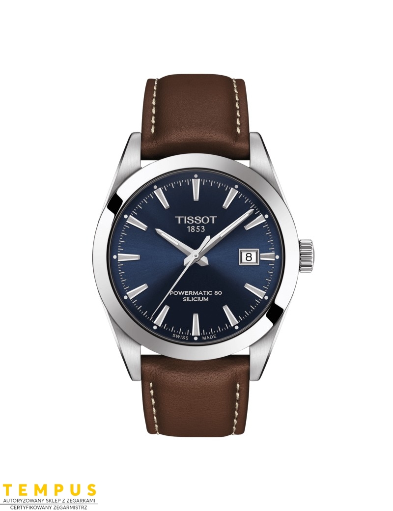 Tissot Gentleman Powermatic 80 Silicium T127.407.16.041.00 - Zegarki TISSOT