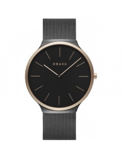 Zegarek klasyczny męski Obaku Denmark V240GXMBMB - Zegarki OBAKU