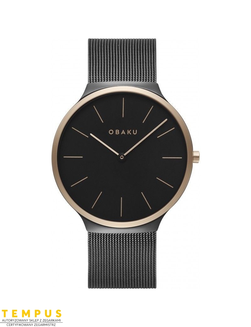 Zegarek klasyczny męski Obaku Denmark V240GXMBMB - Zegarki OBAKU Zegarek klasyczny męski Obaku Denmark V240GXMBMB - Zegarki OBAKU