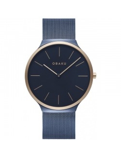 Zegarek klasyczny męski Obaku Denmark V240GXSLML - Zegarki OBAKU