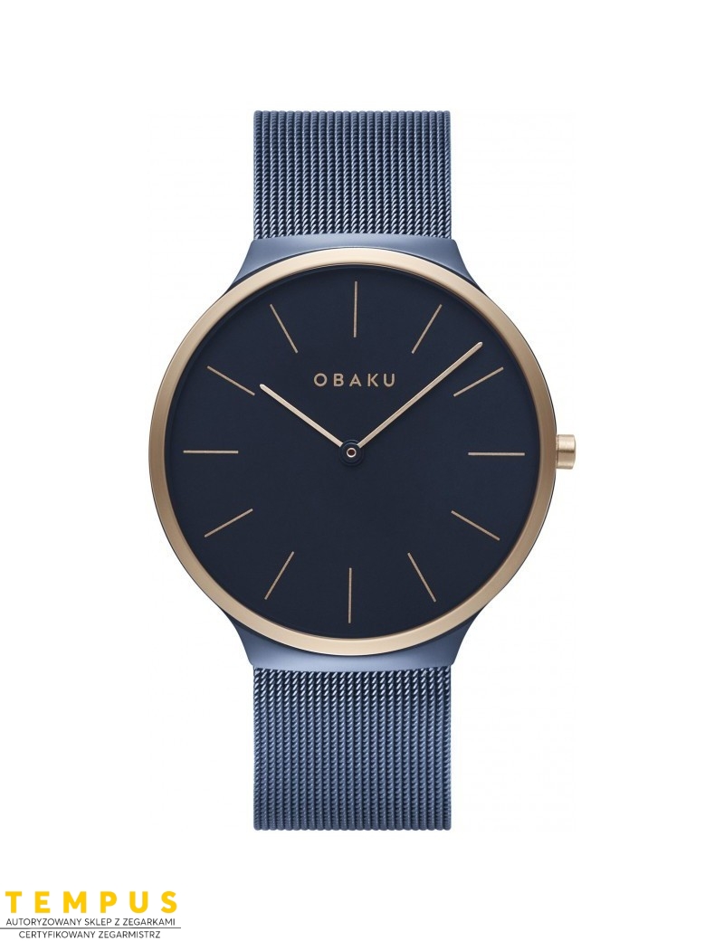 Zegarek klasyczny męski Obaku Denmark V240GXSLML - Zegarki OBAKU
