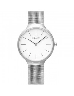 Zegarek klasyczny damski Obaku Denmark V240LXCWMC - Zegarki OBAKU