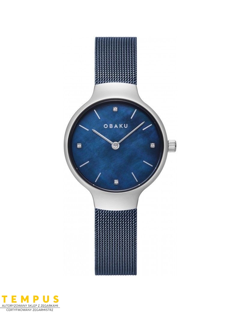Zegarek klasyczny damski Obaku Denmark V241LXCLML - Zegarki OBAKU