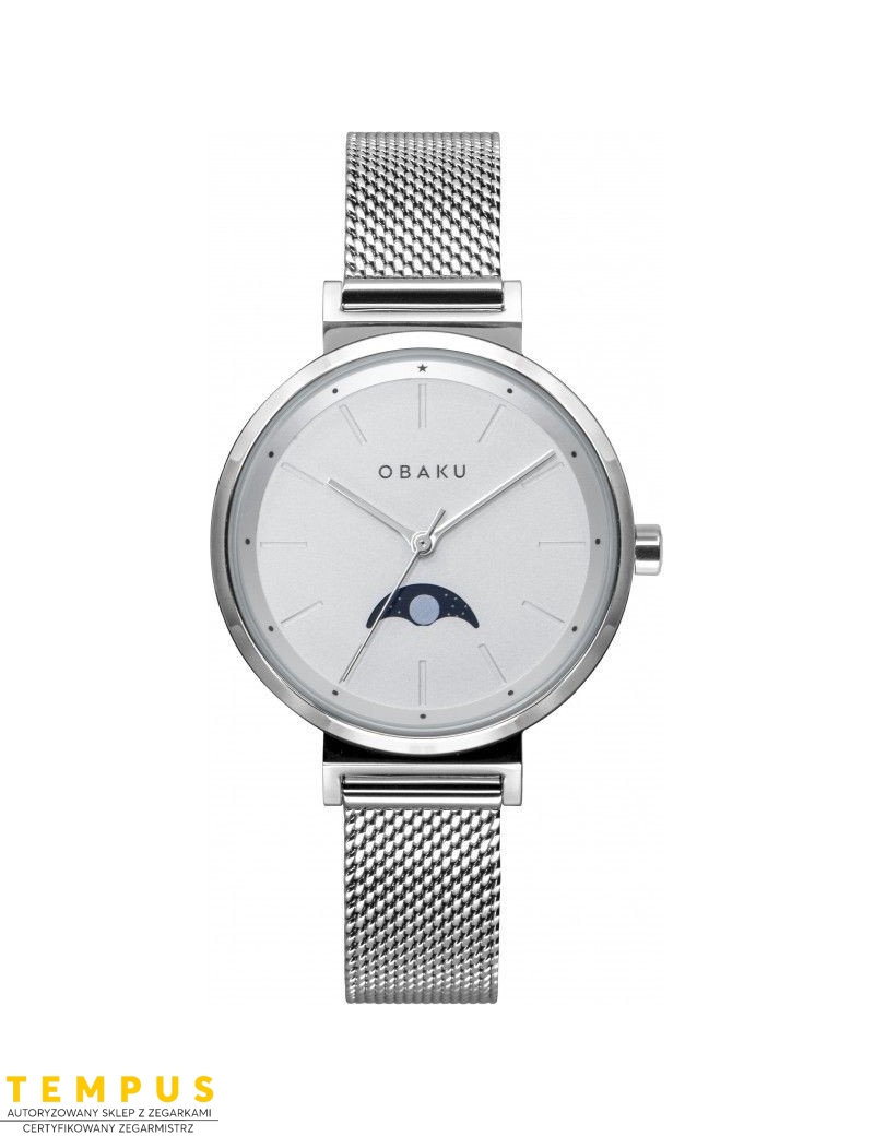 Zegarek klasyczny damski Obaku Denmark V243LMCIMC - Zegarki OBAKU Zegarek klasyczny damski Obaku Denmark V243LMCIMC - Zegarki OBAKU