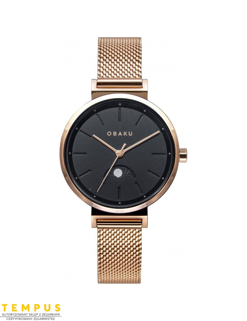Zegarek klasyczny damski Obaku Denmark V243LMVBMV - Zegarki OBAKU Zegarek klasyczny damski Obaku Denmark V243LMVBMV - Zegarki OBAKU
