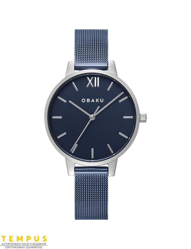 Zegarek klasyczny damski Obaku Denmark V209LXCLML - Zegarki OBAKU Zegarek klasyczny damski Obaku Denmark V209LXCLML - Zegarki OBAKU