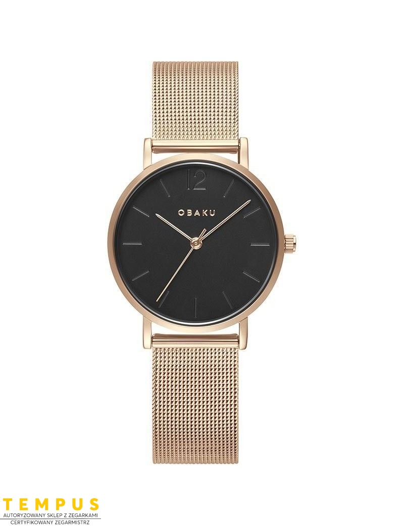 Zegarek klasyczny damski Obaku Denmark V197LXVBMV - Zegarki OBAKU Zegarek klasyczny damski Obaku Denmark V197LXVBMV - Zegarki OBAKU