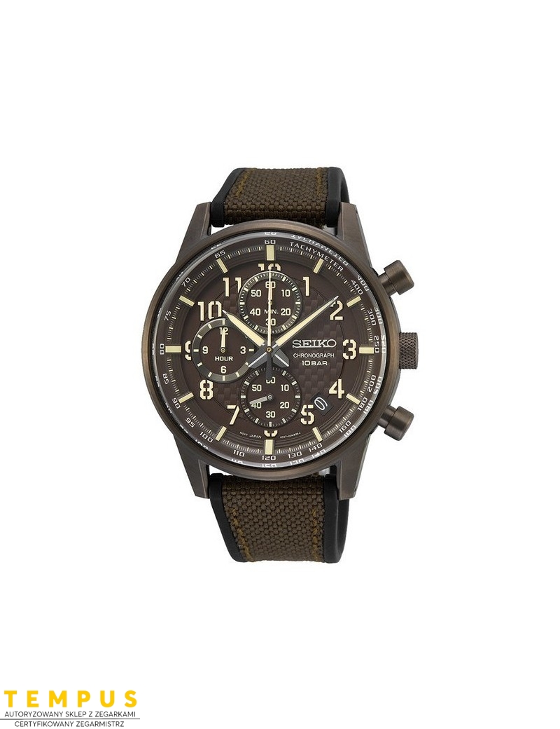 Zegarek sportowy męski Seiko Chronograph Ssb371P1 Quartz - Zegarki SEIKO