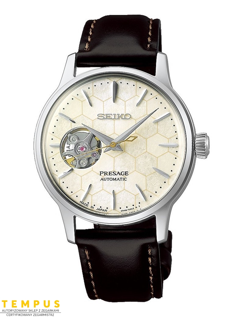 Zegarek damski Seiko Presage Star Bar Limited Edition Ssa781J1 Open Heart - Zegarki SEIKO