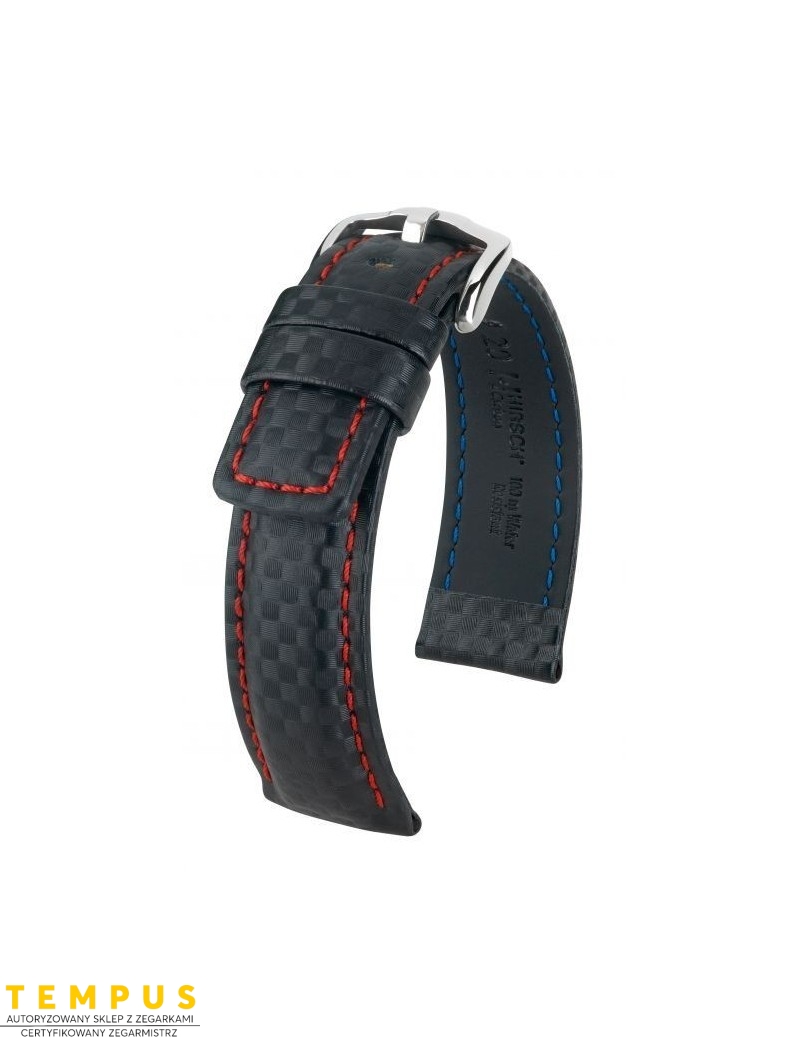 HIRSCH CARBON 02592X52 - HIRSCH - paski do zegarków HIRSCH CARBON 02592X52 - HIRSCH - paski do zegarków