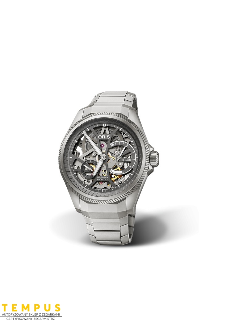 Zegarek lotniczy męski Oris Big Crown Propilot X Calibre 115 01 115 7759 7153-Set7 22 01Tlc - Zegarki ORIS