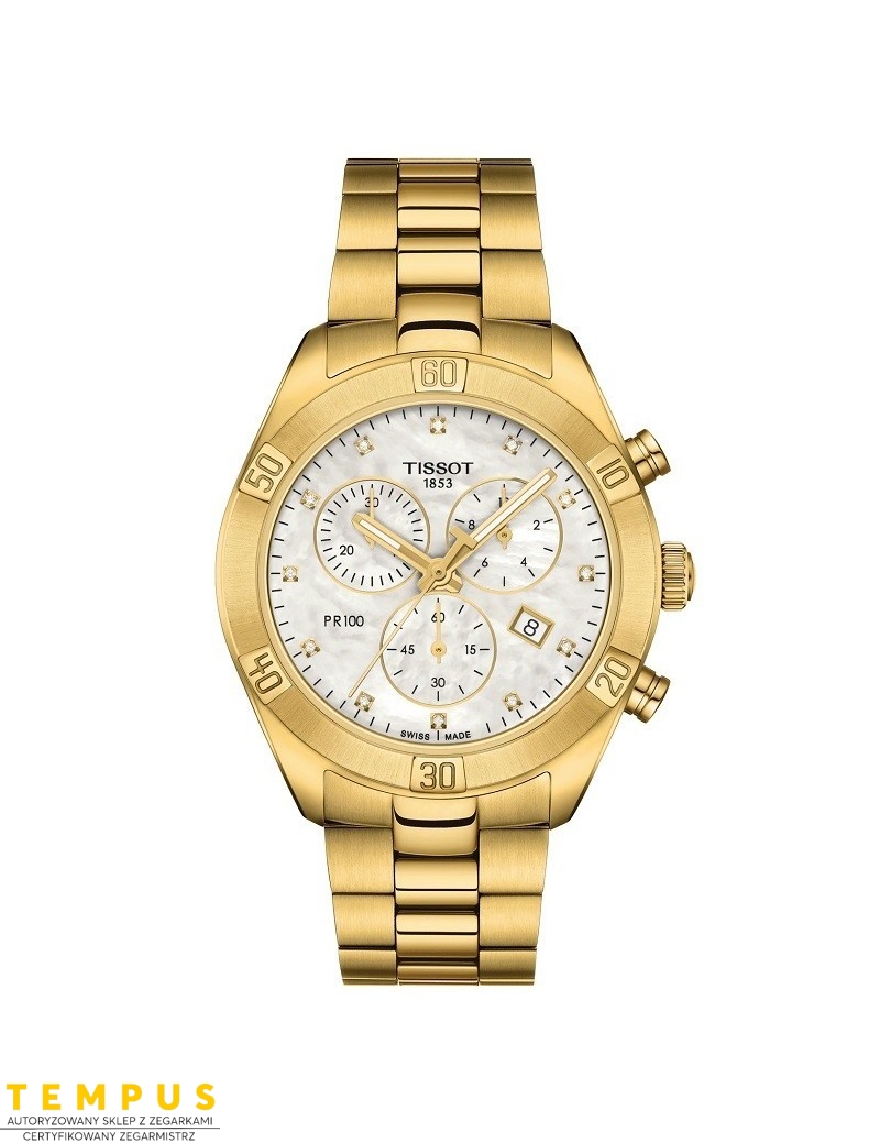 Tissot PR 100 Lady Sport Chic Chronograph T101.917.33.116.01 - Zegarki TISSOT Tissot PR 100 Lady Sport Chic Chronograph T101.917.33.116.01 - Zegarki TISSOT