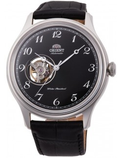 Zegarek klasyczny, elegancki męski Orient Bambino Automatic RA-AG0016B10B Open Heart - Zegarki ORIENT