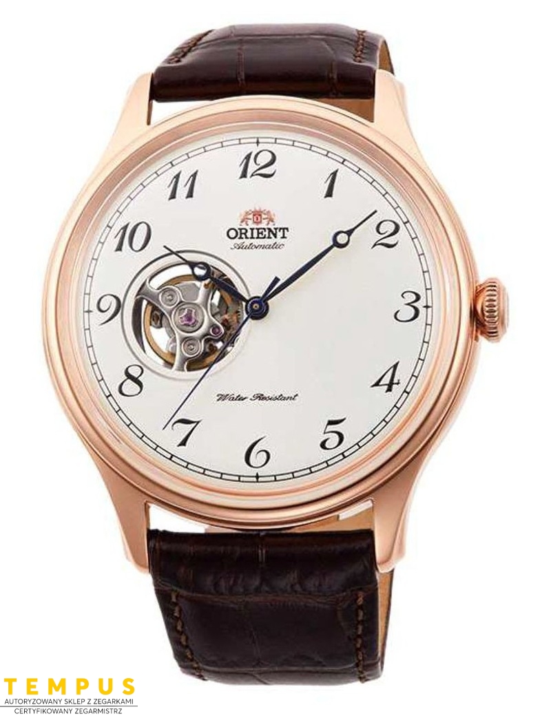 Zegarek klasyczny, elegancki męski Orient Bambino Automatic RA-AG0012S10B Open Heart - Zegarki ORIENT Zegarek klasyczny, elegancki męski Orient Bambino Automatic RA-AG0012S10B Open Heart - Zegarki ORIENT