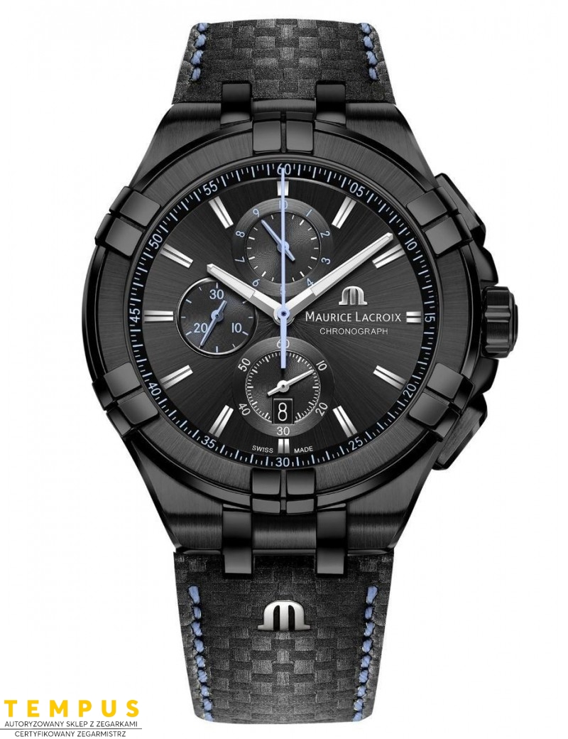 Zegarek casual męski Maurice Lacroix Aikon Chronograph AI1018-PVB01-337-1 - Zegarki MAURICE LACROIX