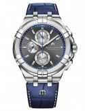 Zegarek casual męski Maurice Lacroix Aikon Chronograph AI1018-SS001-333-1 - Zegarki MAURICE LACROIX