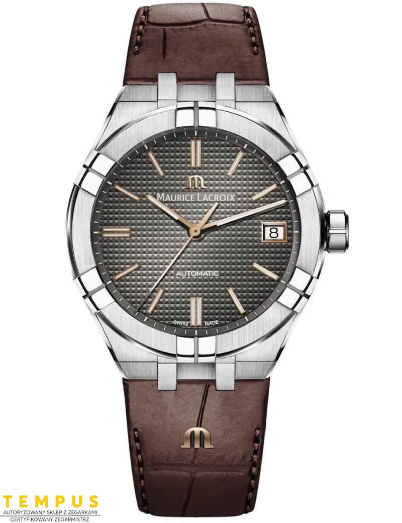 Zegarek casual męski Maurice Lacroix Aikon Automatic AI6007-SS001-331-1 - Zegarki MAURICE LACROIX
