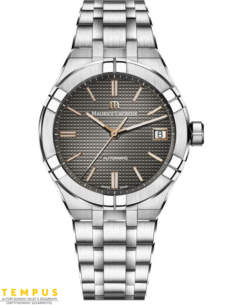 Zegarek casual męski Maurice Lacroix Aikon Automatic AI6007-SS002-331-1 - Zegarki MAURICE LACROIX