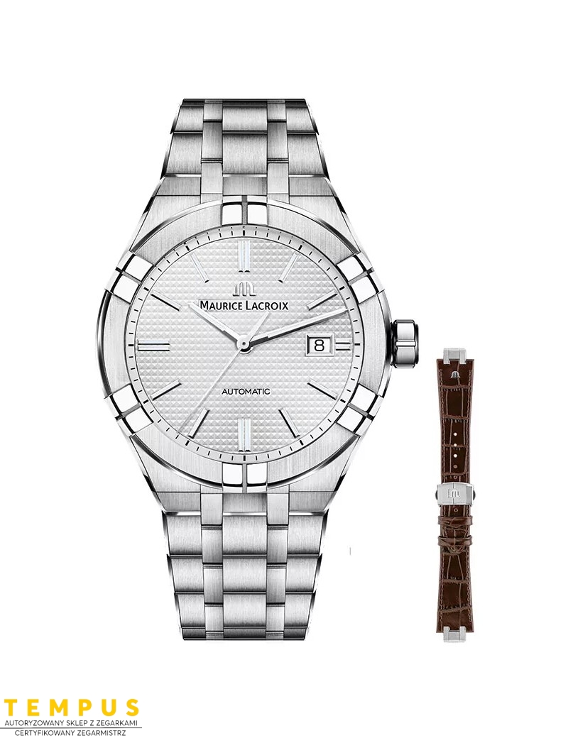 Zegarek casual męski Maurice Lacroix Aikon Automatic AI6008-SS002-130-2 - Zegarki MAURICE LACROIX Zegarek casual męski Maurice Lacroix Aikon Automatic AI6008-SS002-130-2 - Zegarki MAURICE LACROIX