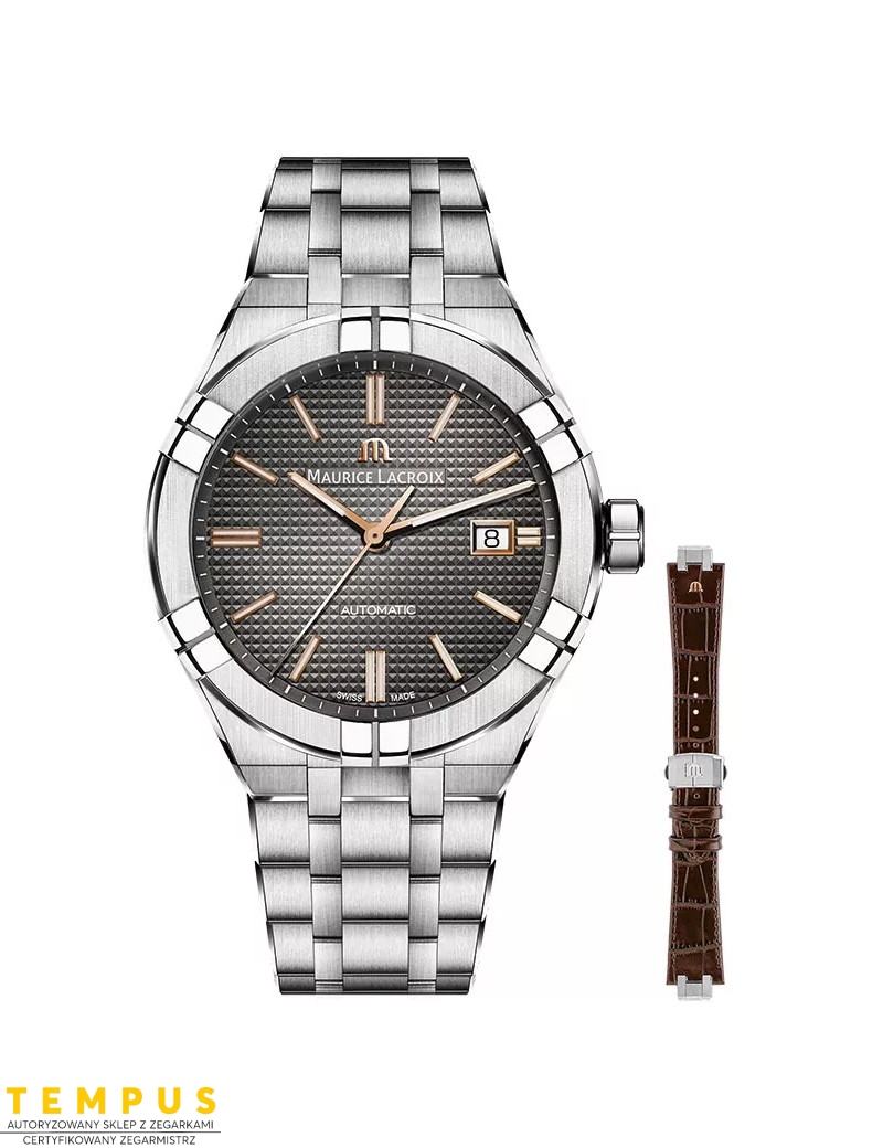 Zegarek casual męski Maurice Lacroix Aikon Automatic AI6008-SS002-331-2 - Zegarki MAURICE LACROIX Zegarek casual męski Maurice Lacroix Aikon Automatic AI6008-SS002-331-2 - Zegarki MAURICE LACROIX