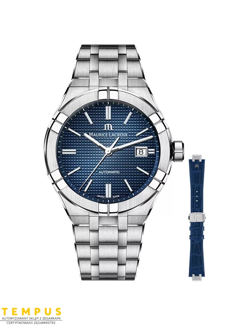 Zegarek casual męski Maurice Lacroix Aikon Automatic AI6008-SS002-430-2 - Zegarki MAURICE LACROIX Zegarek casual męski Maurice Lacroix Aikon Automatic AI6008-SS002-430-2 - Zegarki MAURICE LACROIX
