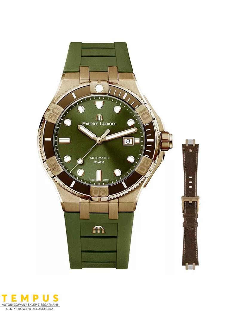 Zegarek sportowy męski Maurice Lacroix Aikon Venturer Bronze Le AI6058-BRZ01-630-1 - Zegarki MAURICE LACROIX Zegarek sportowy męski Maurice Lacroix Aikon Venturer Bronze Le AI6058-BRZ01-630-1 - Zegarki MAURICE LACROIX