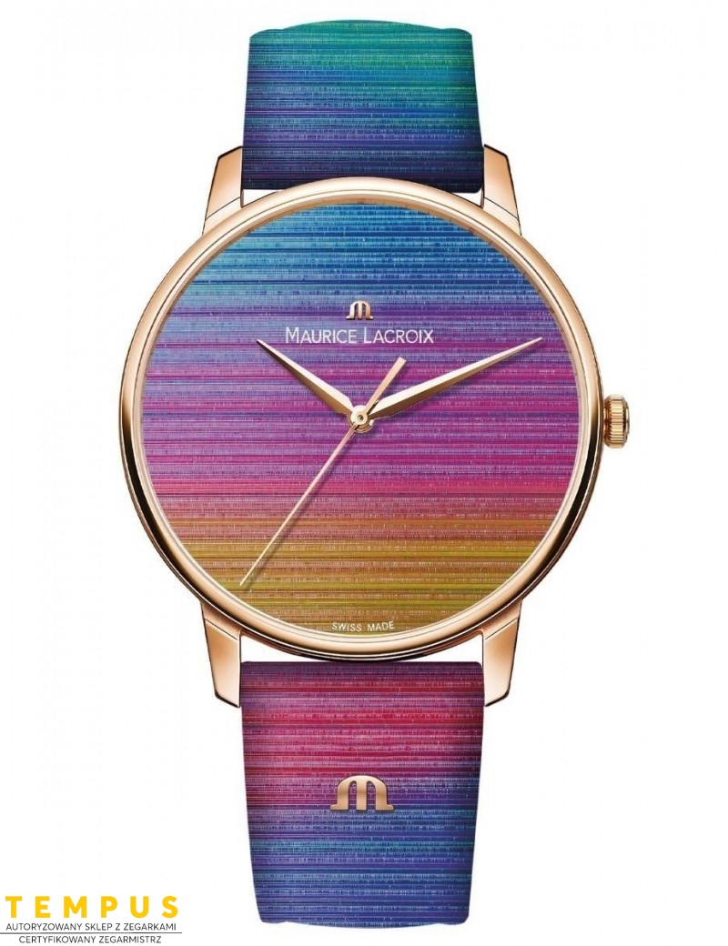 Zegarek klasyczny, elegancki damski Maurice Lacroix Eliros Rainbow EL1118-PVP01-090-1 - Zegarki MAURICE LACROIX Zegarek klasyczny, elegancki damski Maurice Lacroix Eliros Rainbow EL1118-PVP01-090-1 - Zegarki MAURICE LACROIX