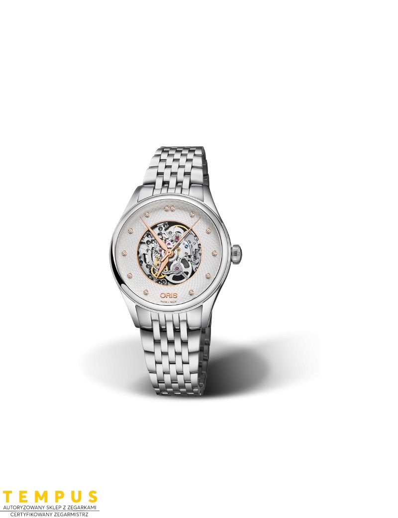Zegarek damski Oris Artelier Skeleton Diamonds 01 560 7724 4031-07 8 17 79 - Zegarki ORIS Zegarek damski Oris Artelier Skeleton Diamonds 01 560 7724 4031-07 8 17 79 - Zegarki ORIS