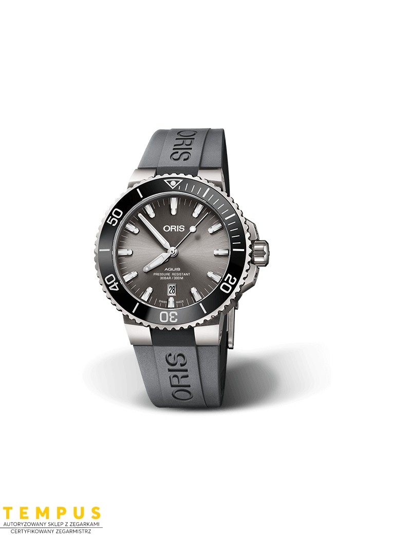 Zegarek sportowy męski Oris Aquis Titanium Date 01 733 7730 7153-07 4 24 63Teb - Zegarki ORIS Zegarek sportowy męski Oris Aquis Titanium Date 01 733 7730 7153-07 4 24 63Teb - Zegarki ORIS